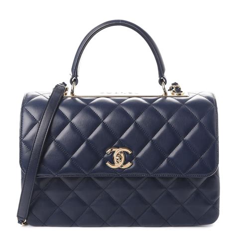 chanel auth cc 5 navy blue red|chanel flap bags colors.